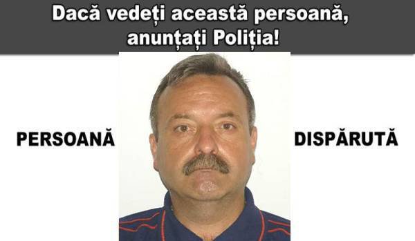 Persoană dispărută: Poliția caută un bărbat din Botoșani care a plecat și nu a mai revenit la domiciliu