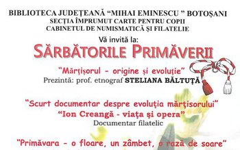 „Sărbătorile Primăverii” la Biblioteca Judeţeană …