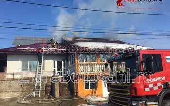 Incendiu puternic izbucnit la Dorohoi! …