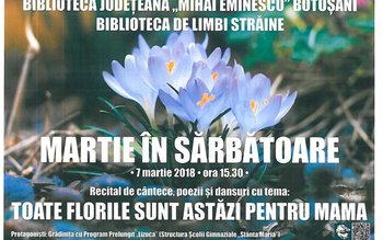 „Martie în sărbătoare” la Biblioteca …