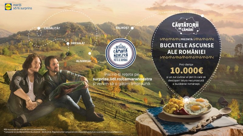 „Căutătorii de cămări” revin în săptămâna românească de la Lidl și oferă un nou premiu de 10.000 euro