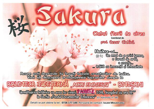 Clubul Sakura - un drum inițiatic