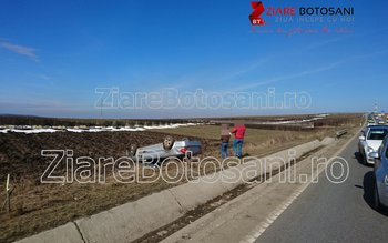 Accident! Mașină cu cinci persoane …