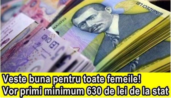 Veste bună pentru femei! Pot primi cel puțin 630 de lei de la stat. Cum se acordă indemnizaţia!