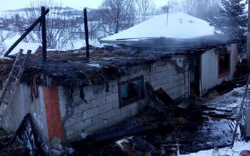 Adăpost de animale distrus într-un …