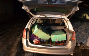 Colete cu ţigări transportate la …