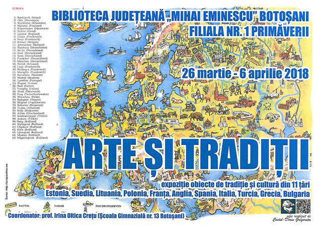 „Arte și tradiții europene” în Bibliotecă