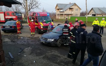 Trei mașini distruse și persoană …