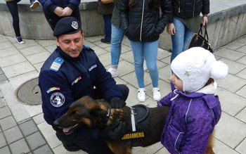 Exerciţii demonstrative ale jandarmilor pe …