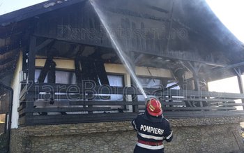 Incendiu puternic la o casă …