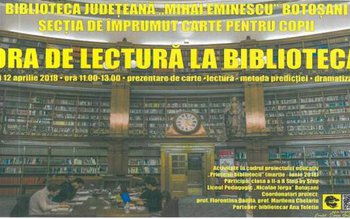 Ora de lectură la bibliotecă …