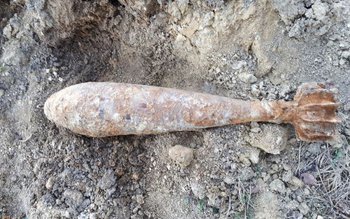 Bombă de aruncător găsită în …