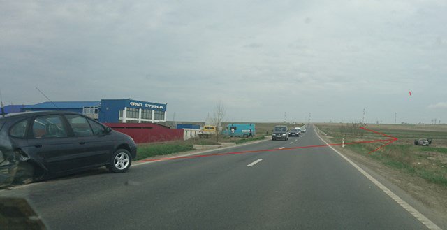 Accident! Două mașini s-au ciocnit pe drumul Botoșani - Suceava