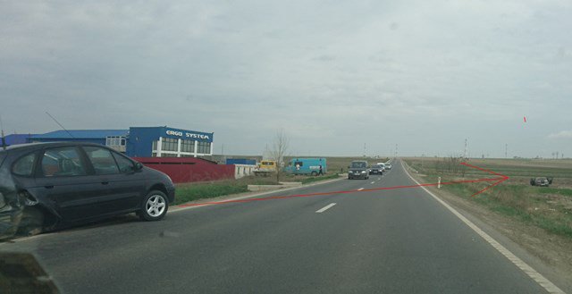 Accident! Două mașini s-au ciocnit pe drumul Botoșani - Suceava
