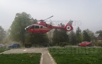 Elicopterul SMURD, chemat pentru secretara …