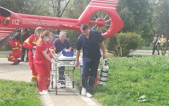 Elicopterul SMURD chemat din nou …