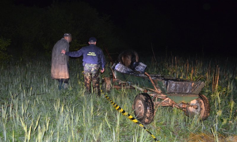 Contrabandist de 75 de ani, oprit cu focuri de armă - FOTO