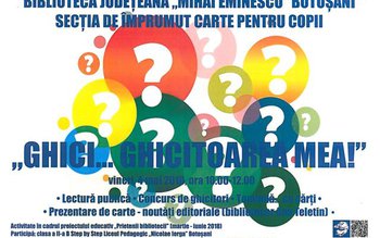 Proiectul „Prietenii bibliotecii’’ - obiectiv …