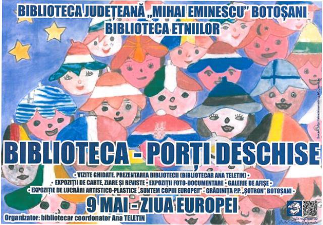 Manifestări dedicate Zilei Europei, la Biblioteca Etniilor