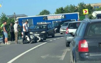 Accident rutier grav! Motociclist rănit …