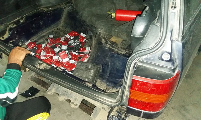 Țigări de contrabandă descoperite la frontiera de est - FOTO