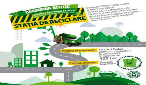 Campania ECOTIC „Stația de Reciclare” are o nouă oprire în județul Botoșani
