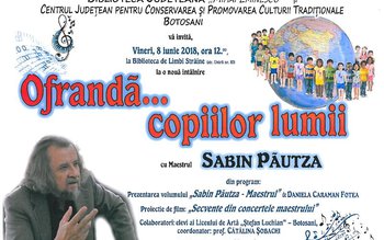 Maestrul Sabin Păutza, oaspetele bibliotecii …