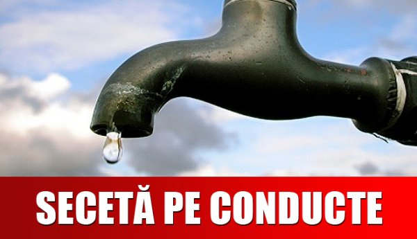 Locuitorii de pe cinci străzi din municipiul Botoșani rămân mâine fără apă. Vezi detalii!