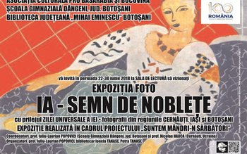 O expoziție dedicată Iei înnobilează …