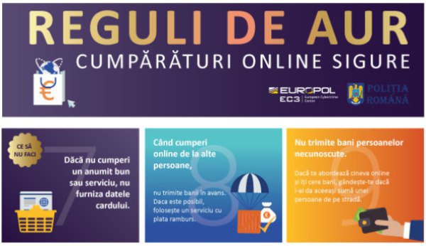 Cumpărături online în siguranţă #BUYSAFEPAYSAFE