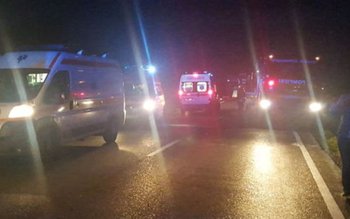 Un autocar s-a răsturnat în …