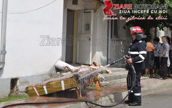 Panică într-un bloc din Dorohoi: …