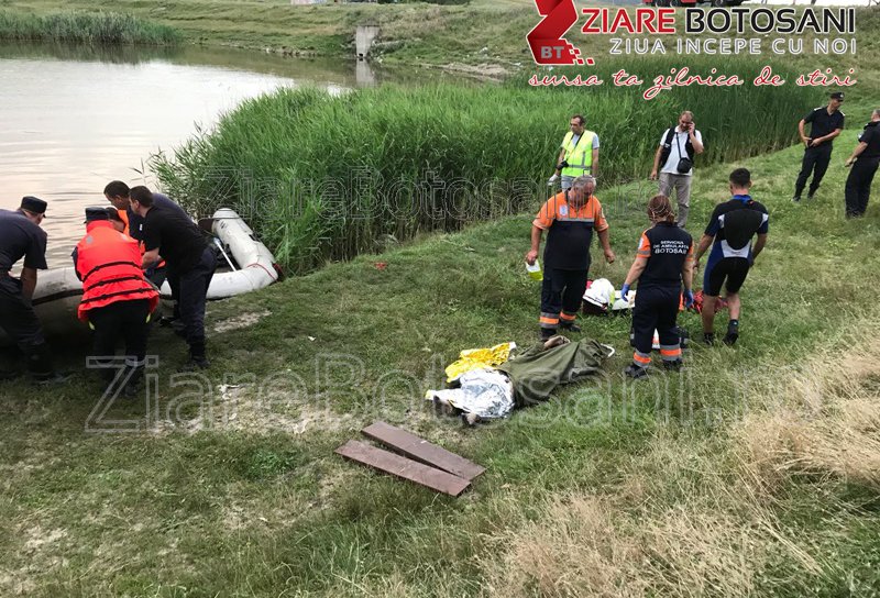 Adolescentul înecat într-un iaz din Dorohoi, găsit după cinci ore de căutări - FOTO