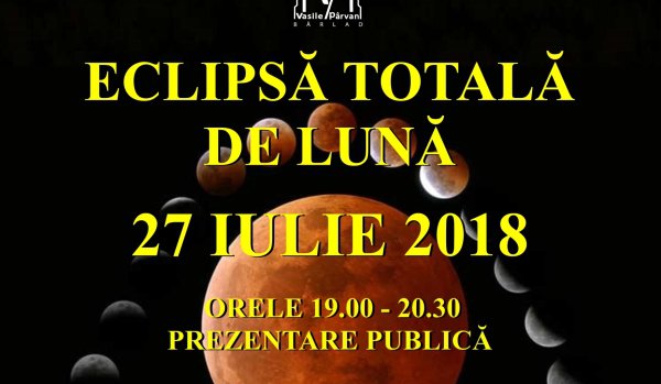 Eclipsă totală de Lună - cel mai important fenomen astronomic din acest an