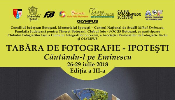 Astăzi începe la Ipotesti cea de a III-a ediţie a taberei foto „Căutându-l pe Eminescu”