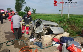 Accident grav la Botoșani! Trei …