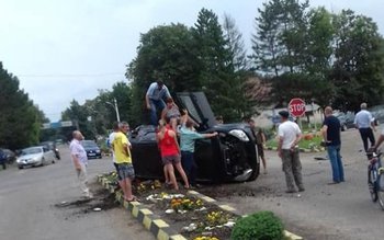 Accident spectaculos în intersecția de …