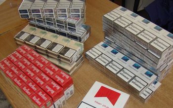 Ţigări de contrabandă confiscate de …