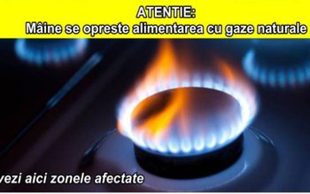 ATENȚIE! Alimentarea cu gaze naturale …