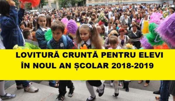 Lovitură cruntă pentru elevi, în prag de nou an școlar 2018-2019. Ce se întâmpla cu manualele