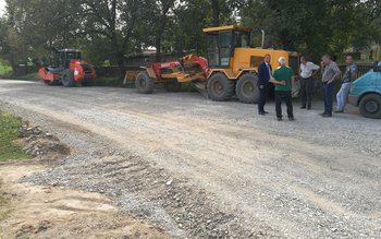 Lucrările de modernizare a drumului …