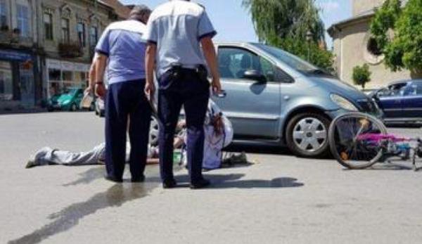 Accident la Mihăileni: Biciclist trântit pe asfalt de un autoturism. Şoferul vinovat era băut și a fugit de la locul accidentului