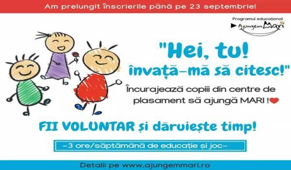 „Fii voluntar și dăruiește timp!” – s-a prelungit perioada de înscrieri, la Botoșani