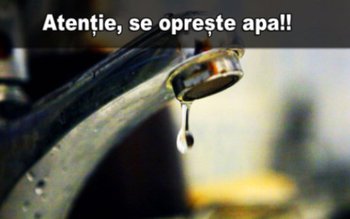 Se oprește apa în centrul …