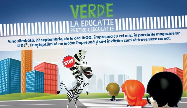 Lidl și Poliția Română organizează a șasea ediție a campaniei naționale pentru siguranța copiilor: Verde la educație pentru circulație