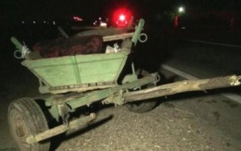 Căruță nesemnalizată spulberată de un …