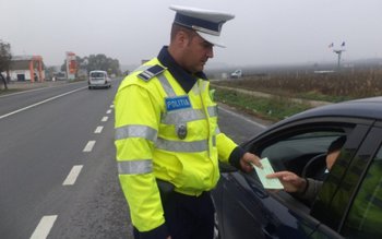 Infractor voiajor sancţionat cu amendă …