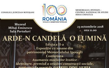 Arde-n candelă o lumină – …