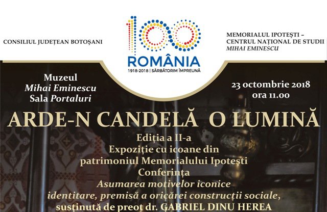 Arde-n candelă o lumină – Expoziție la Memorialul Ipoteşti