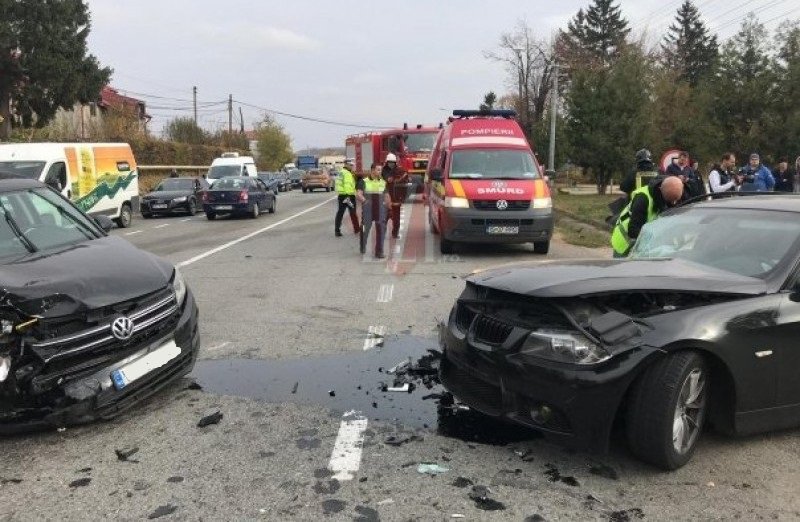 ACCIDENT GRAV la Podu Iloaiei în care au fost implicați patru studenți din Botoșani - FOTO